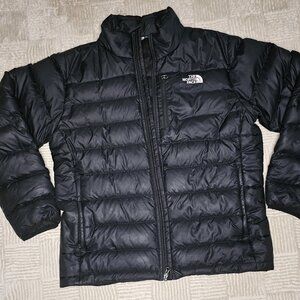 Black North Face Flare 2 550 Puffer Jacket Large